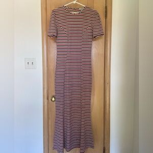 ASOS Ribbed Knit Striped Dress US 8